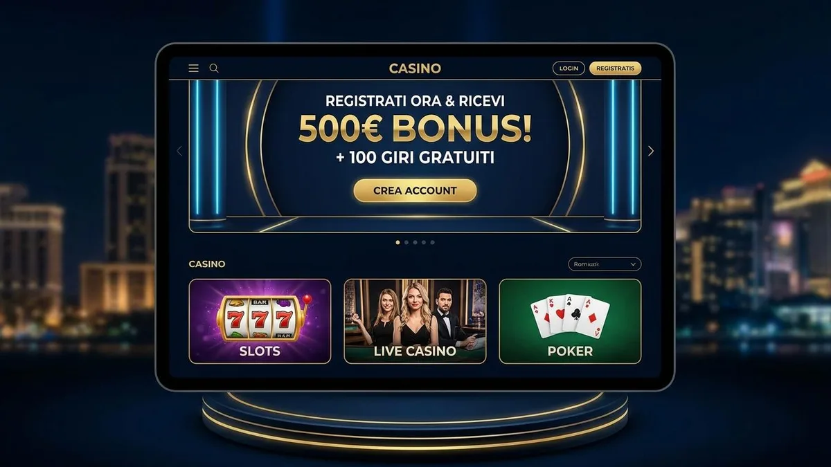 Registrazione con bonus